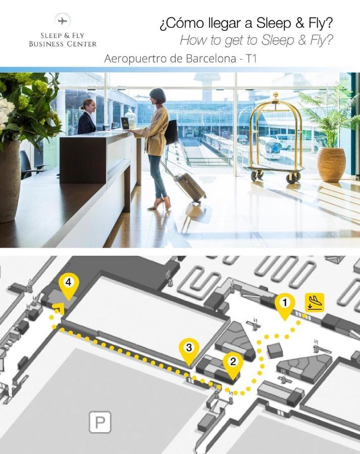 Sleep&Fly Hotel El Prat de Llobregat Buitenkant foto